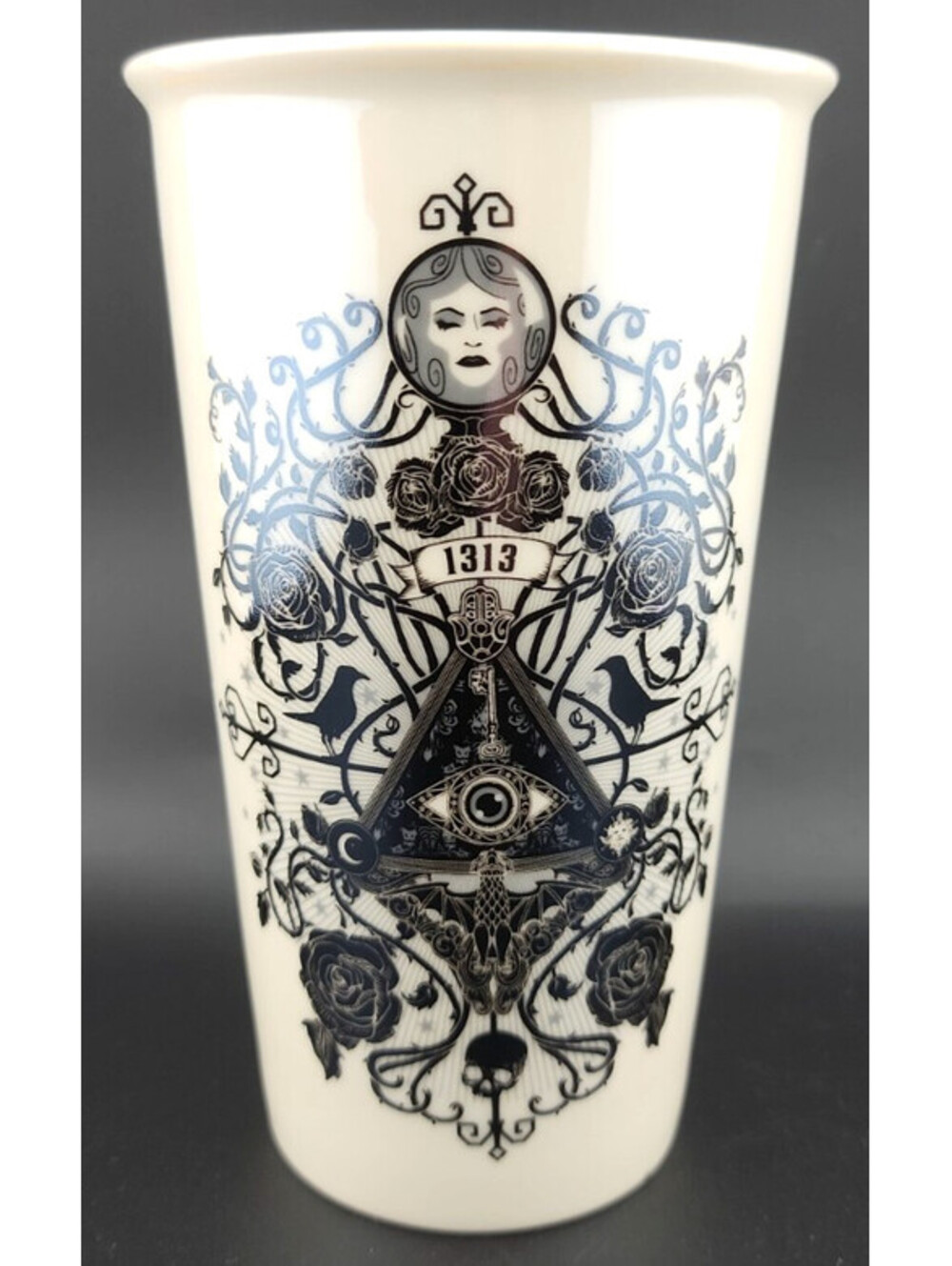 Disney Haunted Mansion Madame Leota Iridescent Ceramic Tumbler– 14 oz